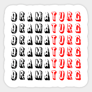 Dramaturg Sticker